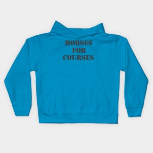 Horses For Courses Kids Hoodie